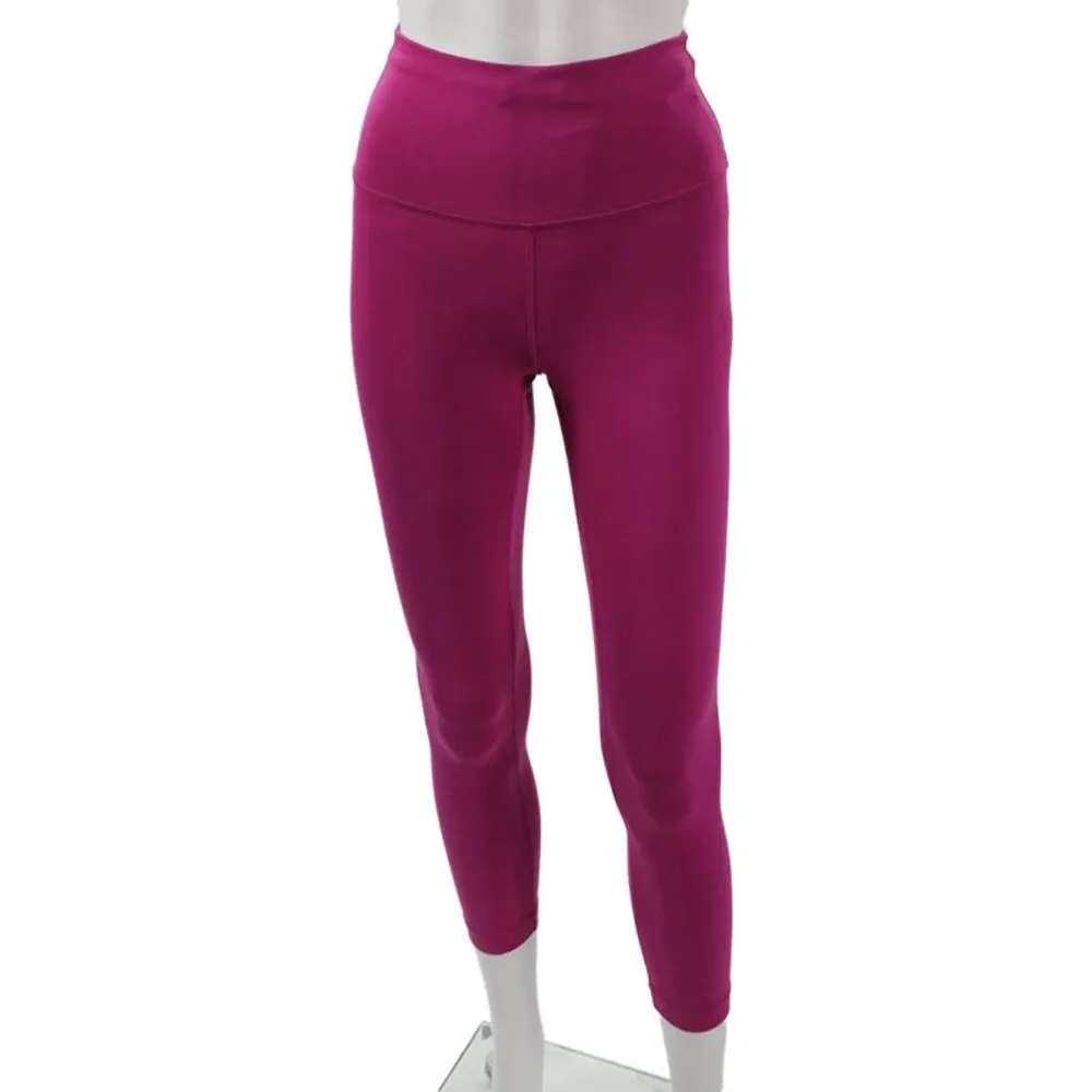Lululemon Womens Purple Nylon Blend Capri Leggings Size 4